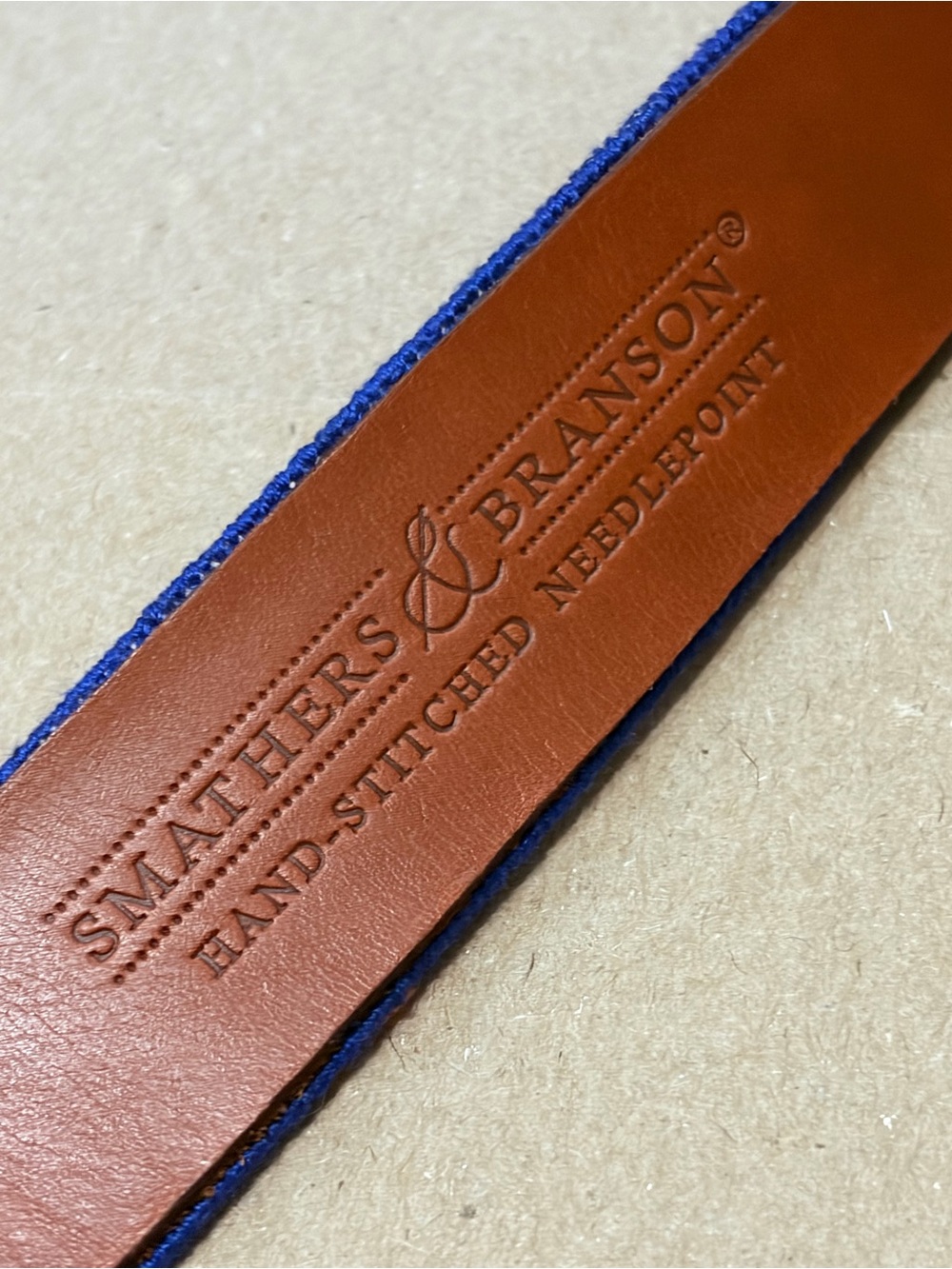 Smathers & Branson Clemson Belt Size 40 - Picture 4 of 9